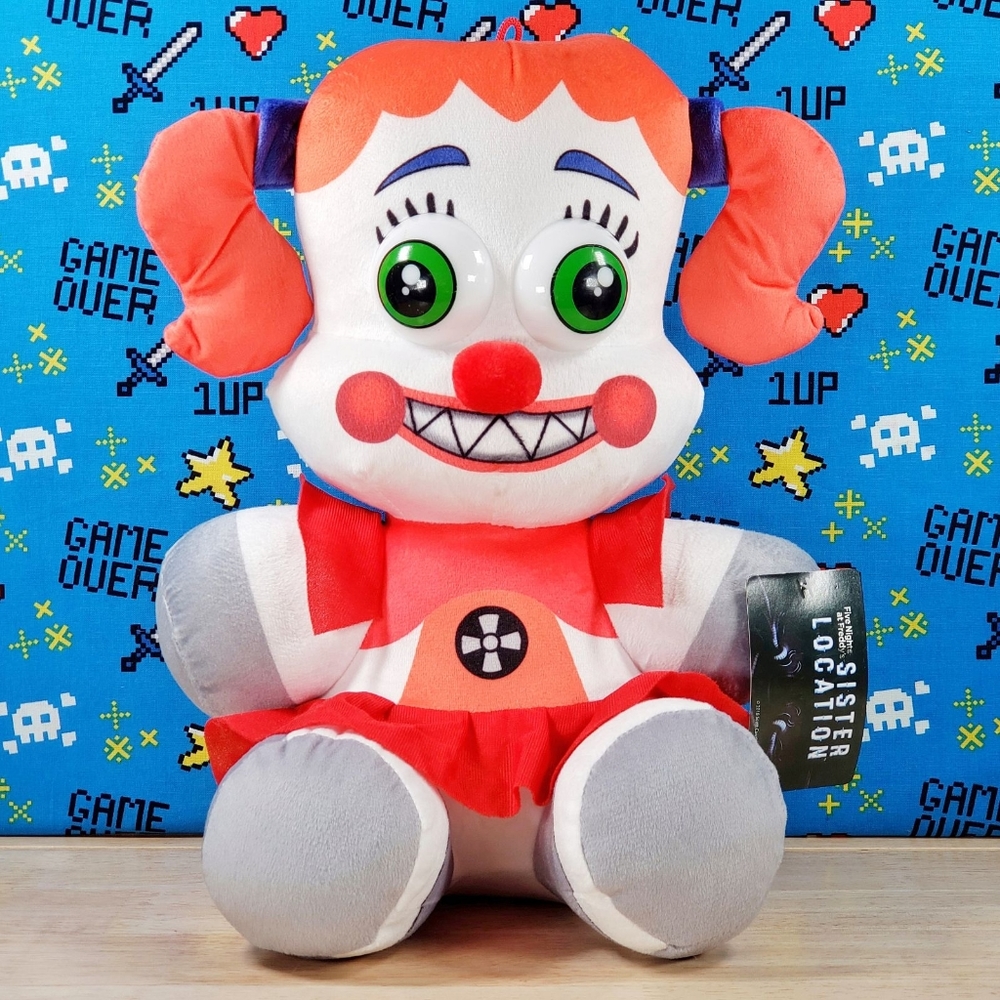 Five Nights at Freddy's Sister Location Circus Baby 14” Good Stuff Plush NWT